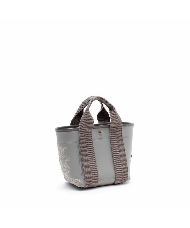 A.D.M.J. 【魔法の様に軽い】マジックライト/イタリアンファブリックステッチ刺しゅうデイリートートS グレー