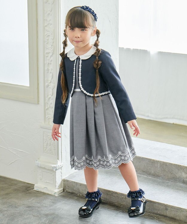 ANY KIDS エナメルヒールパンプス ブラック