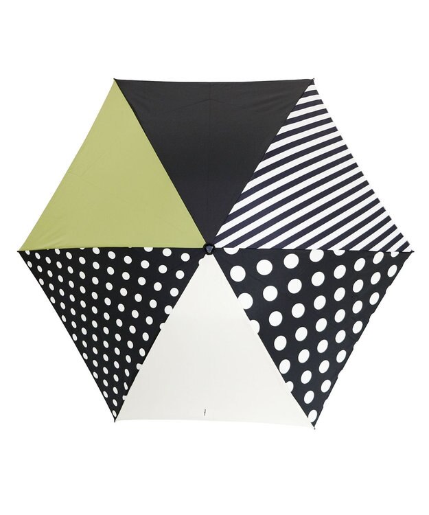 +RING 【UVカット90%以上】【数量限定】レディース向け  折傘 55cm BLK T1232 黒