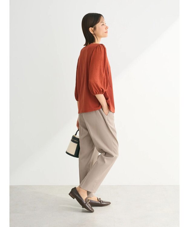 Green Parks 袖表面ドッキングカットプルオーバー Terracotta