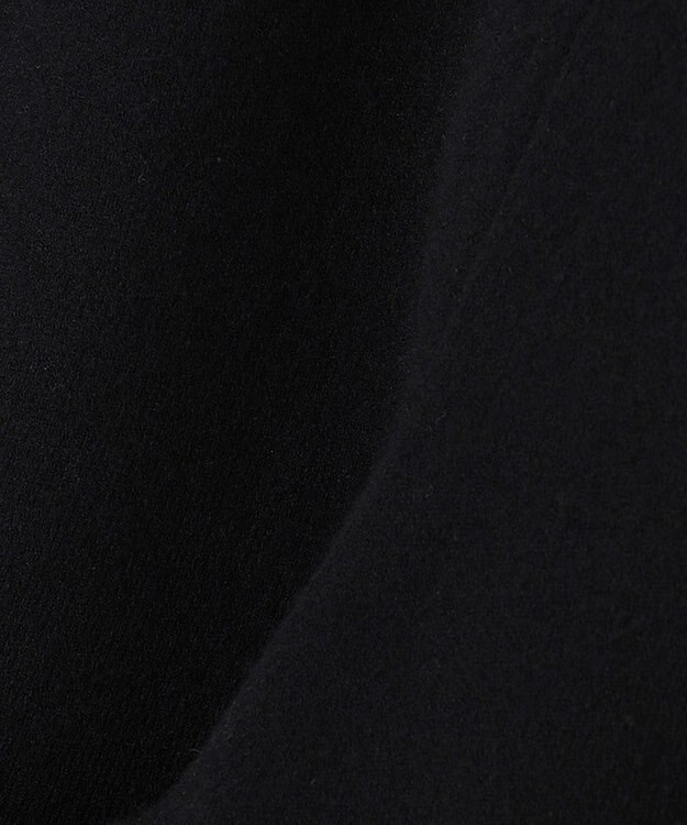 自由区 【洗える/セット可】レーヨンストレッチ テーパードパンツ ブラック系