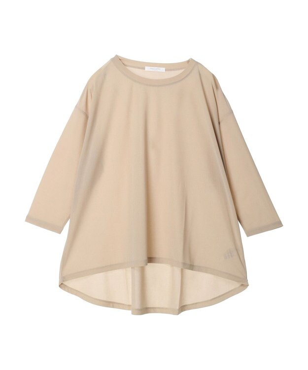 Green Parks シアーリブチュニック Beige