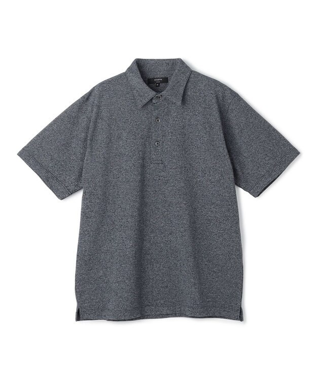 JOSEPH HOMME 【WEB・一部店舗限定 】 シェードウィーブ　ポロシャツ ネイビー系