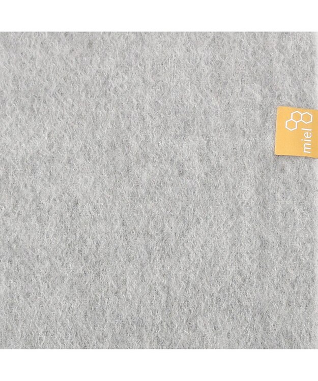 MOONBAT WEB限定【洗える】ミエル (miel) カシミヤ100％ プレーンマフラー グレー