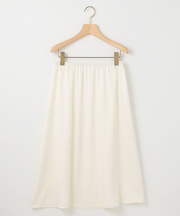 組曲 L 【組曲×setsuko sagittaire】カーヴィフレアスカート シャンパンベージュ系