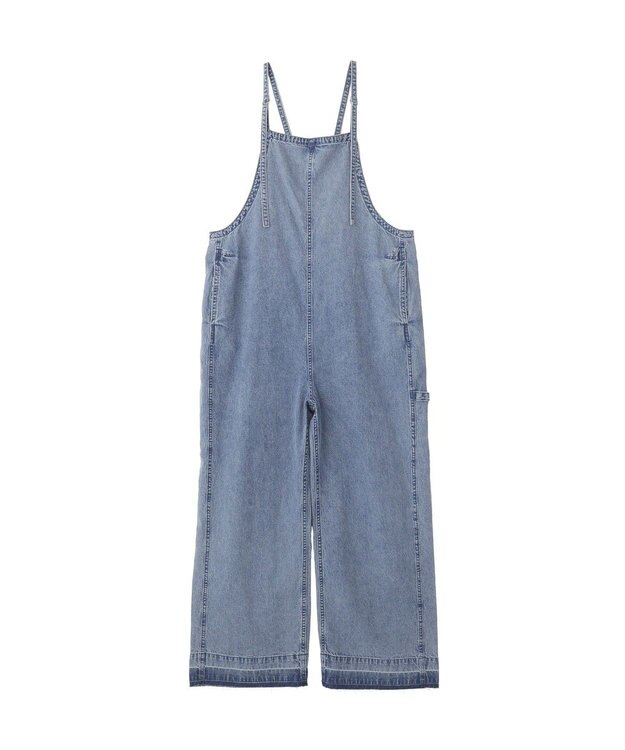 YECCA VECCA 綿麻デニムサロペット Light Indigo