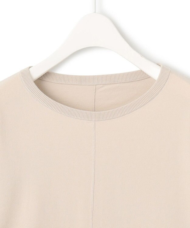 ICB 【洗える】ヴィスコースワイド プルオーバー トープ系