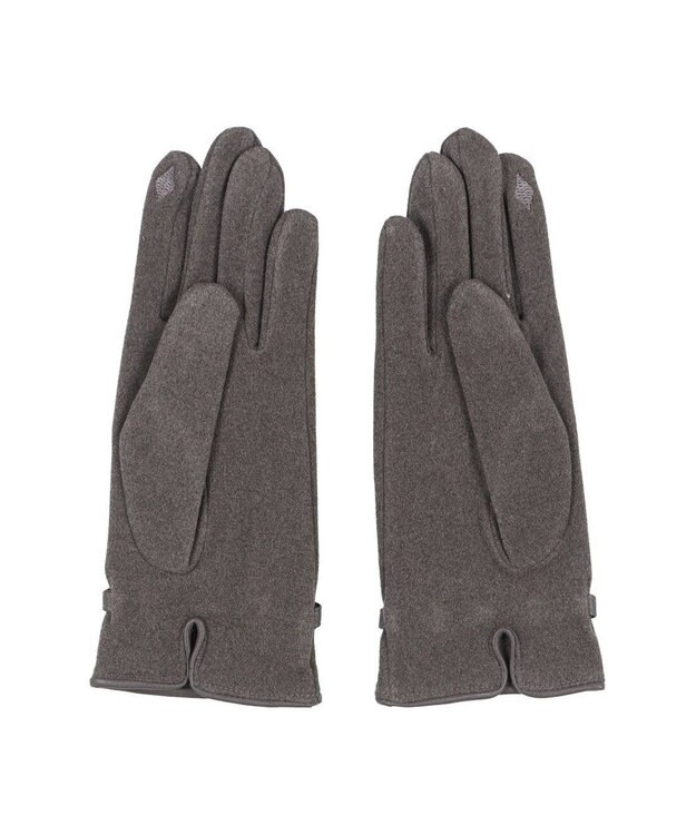 UNBILLION カシュネ cache nez / ビット金具付きジャージー手袋 GY