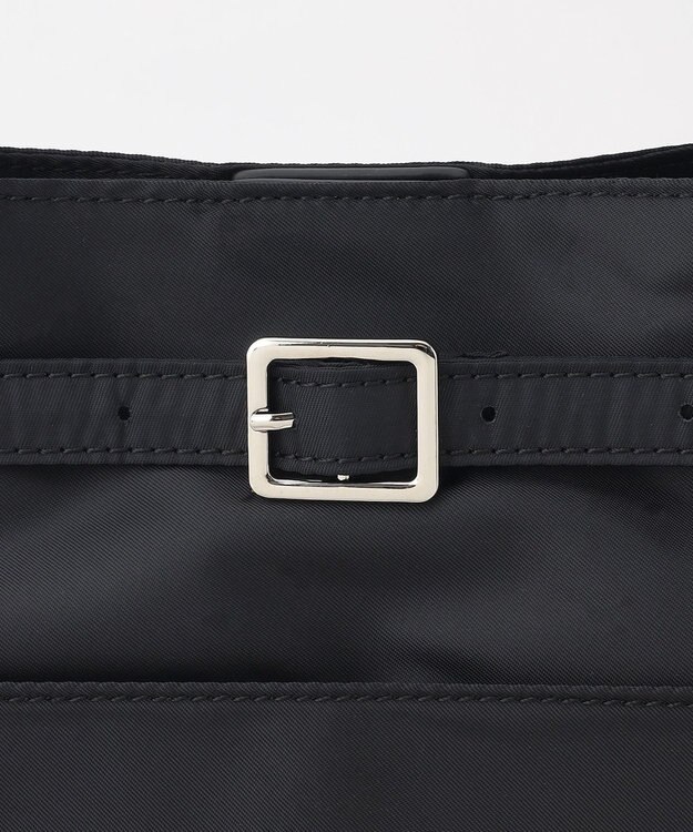 ICB 【新色追加・A4サイズ収納可】ベルトバックルトート ブラック系