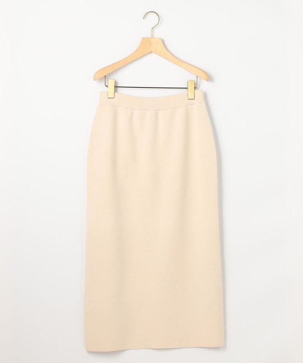 組曲 【加藤ローサさん着用】スムースストレッチニットアップ アイボリー系