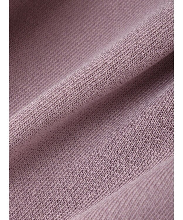 earth music&ecology いろいろ釦クルーネックカーディガン Lavender