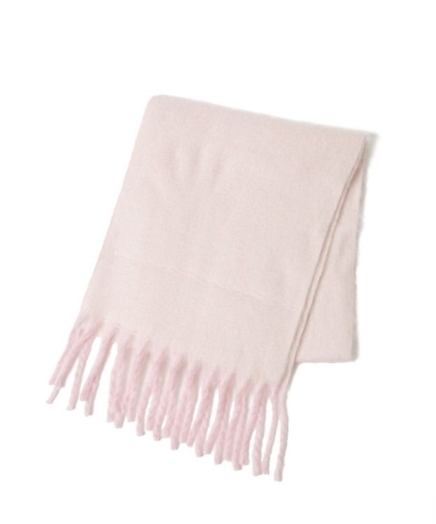 WEGO 【ユニセックス着用ITEM】ワイドフリンジストール ピンク