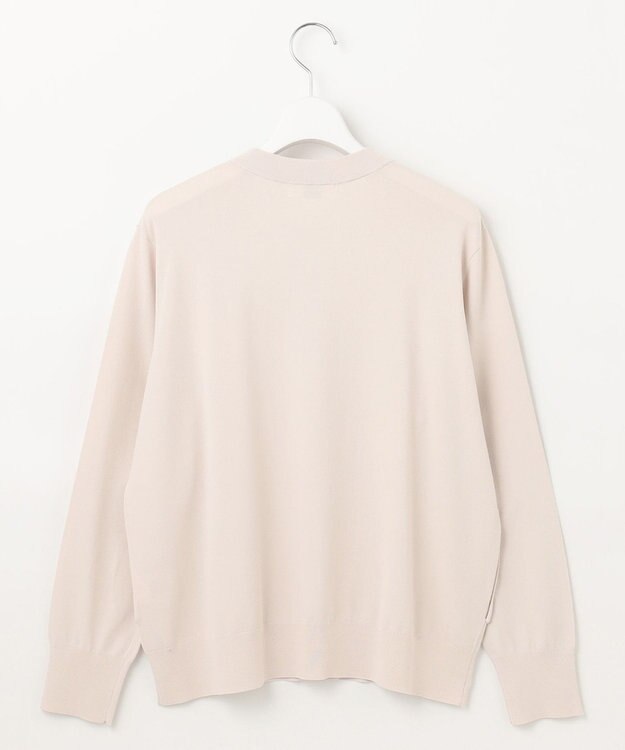 J.PRESS LADIES 【洗える】ニット ブルゾン ベージュ系