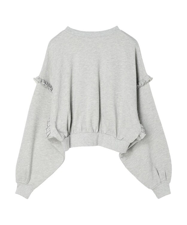 Green Parks ・Ｐｅｔｉｔ　Ｆｌｅｕｒ　ボリュームスリーブスウェット Gray Mixture