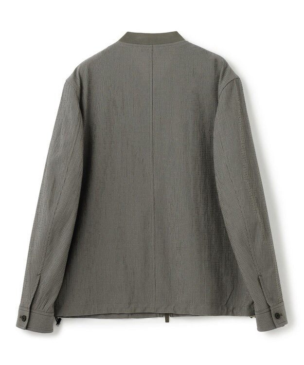 JOSEPH HOMME ＜新色追加＞新素材【通気性/ストレッチ】トリコサッカーストレッチ 　ジップアップブルゾン 【追加カラー】グレー系