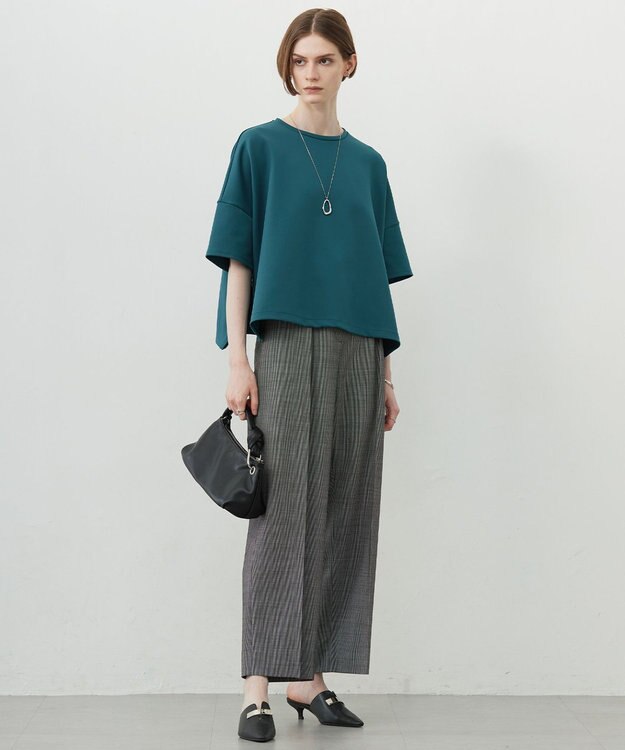 ICB L 【洗える】 エアーダンボール プルオーバー ピーコック系