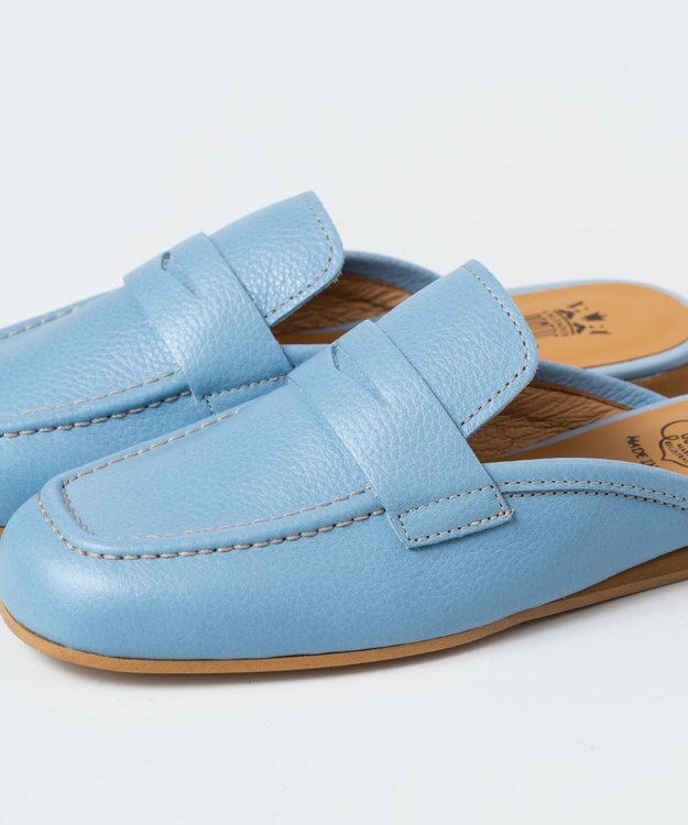 BONTRE 【BONTRE/ボントレ】フラットミュール ライトブルー