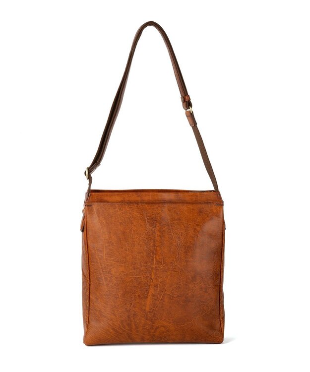 ACE BAGS & LUGGAGE LO HOMME PRESSE アルカイック 本革 日本製 ショルダーバッグ 縦型 71862 ロ・オム・プレッセ ブラウン