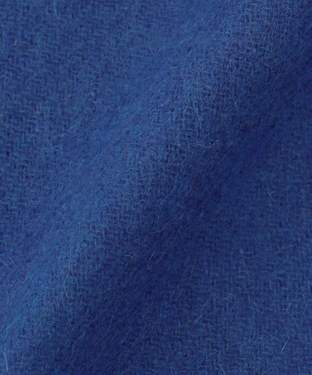 J.PRESS MEN リバーシブル カシミヤマフラー 無地×無地 ブルー系