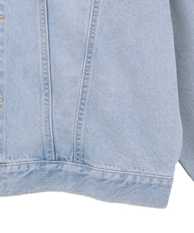 earth music&ecology ビッグデニムジャケット Light Indigo