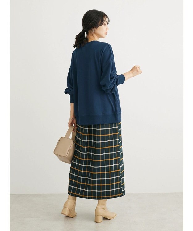 Green Parks アソートロゴ裏毛プルオーバー Navy