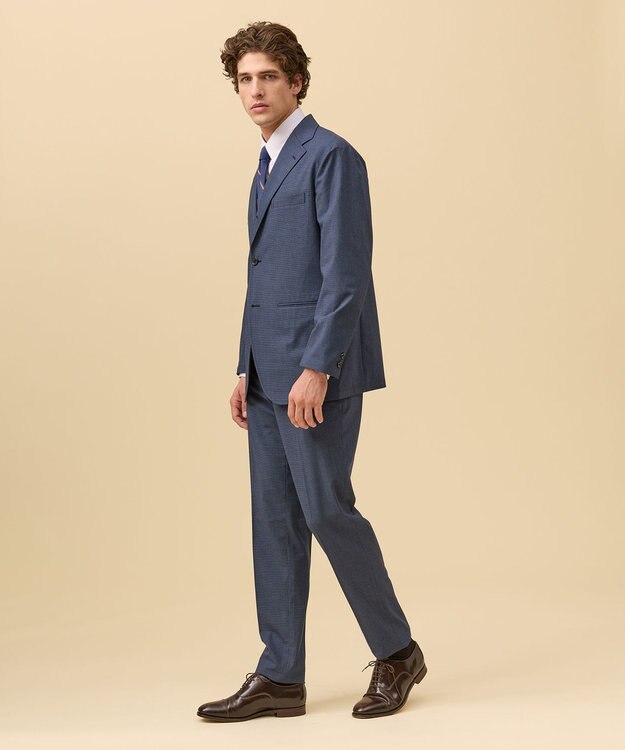 J.PRESS MEN 【セットアップ対応 / ストレッチ性 / 接触冷感 / 洗える】ニューコンセプトウール サマースラックス ネイビー系8