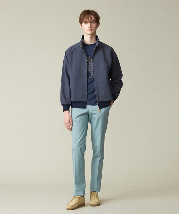 J.PRESS MEN ダブルフェイス トラックジャケット ネイビー系1