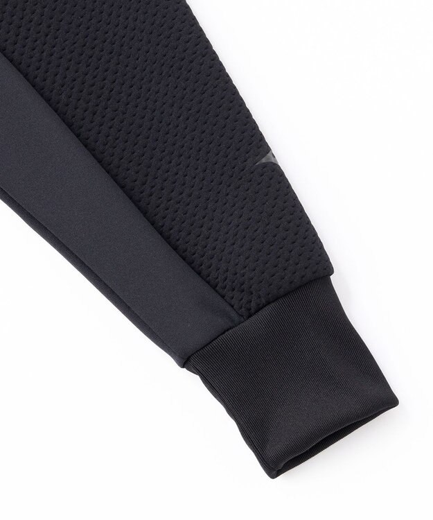 UNFILO 【ミズノ×UNFILO】ブレスサーモ リップルキルト プルオーバー ブラック