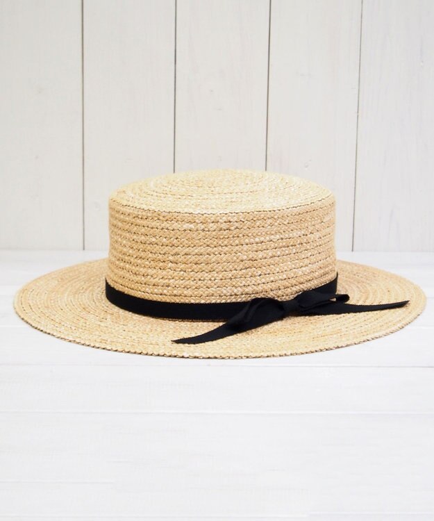 石田製帽 花麦ｘマニラ麻 キャノチエ ナチュラル