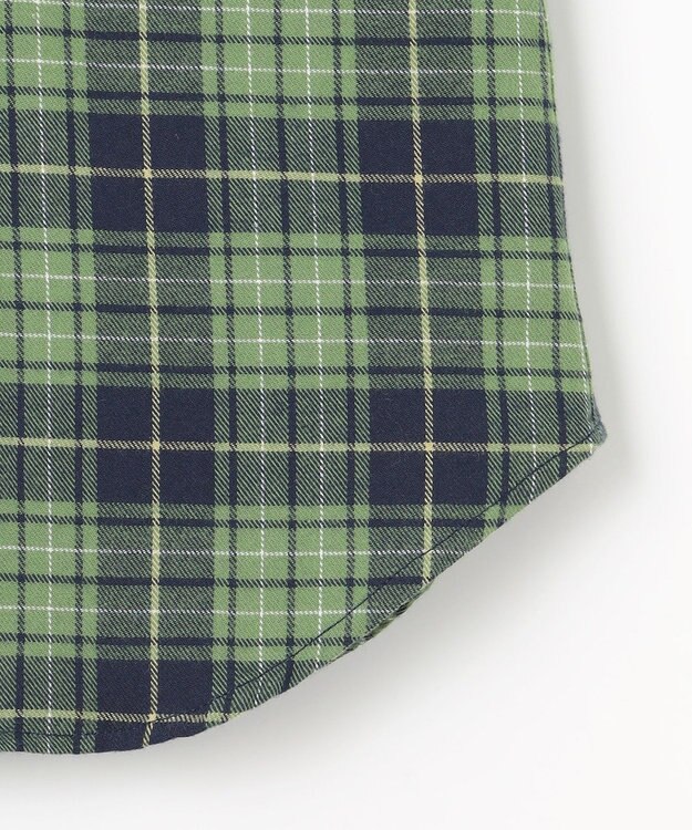 J.PRESS KIDS 【110-130cm】起毛チェックシャツ グリーン系4