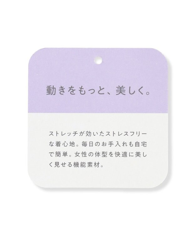 UNFILO L 【セレモニー】BEAUTY MOVE キーネック ジャンスカ ネイビー