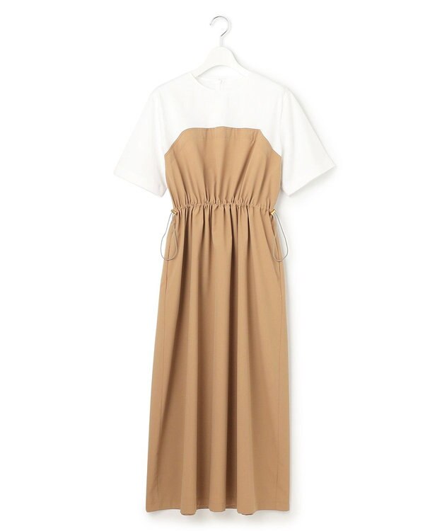 23区 【撥水加工/洗える】ビスチェデザイン マルチワンピース キャメル系