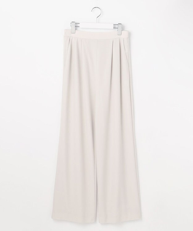 自由区 ストレッチアムンゼンワイド パンツ ベージュ