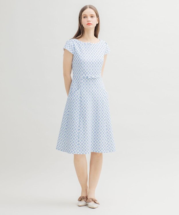 TOCCA 【洗える！】FOUR LEAVES ドレス ブルー系5