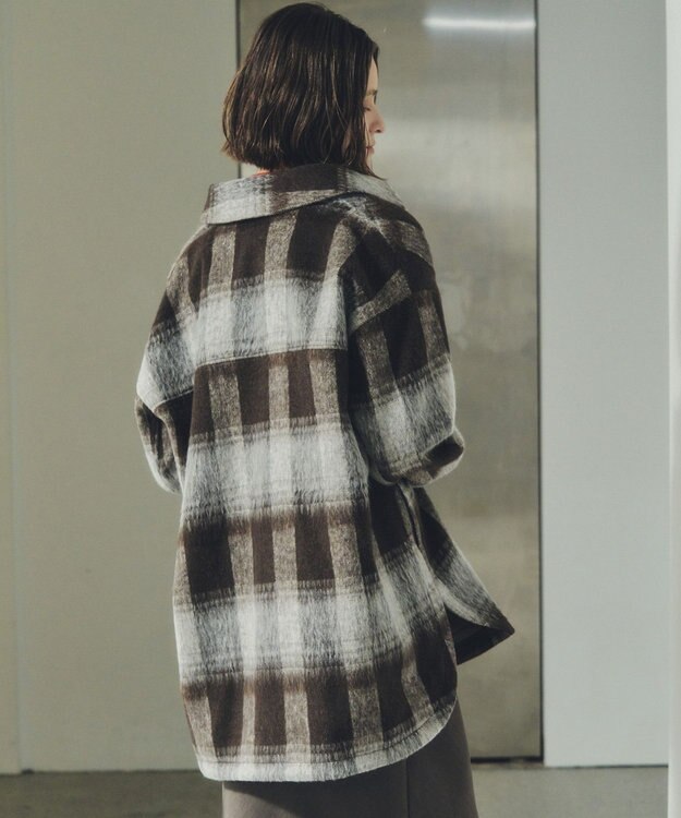 YECCA VECCA スライバーCPOジャケット Brown