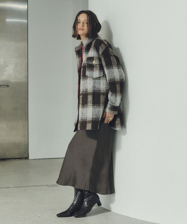 YECCA VECCA スライバーCPOジャケット Brown