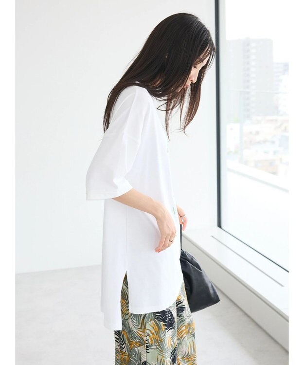 CRAFT STANDARD BOUTIQUE シルケット天竺　ロゴＰＴ　ＢＩＧ　Ｔｅｅ　Ｓ／Ｓ Off White
