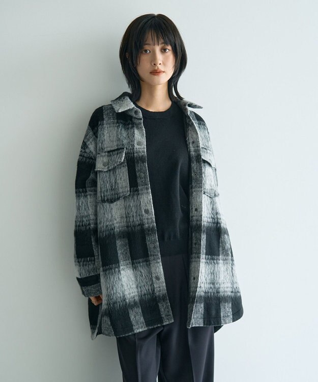 YECCA VECCA スライバーCPOジャケット Black