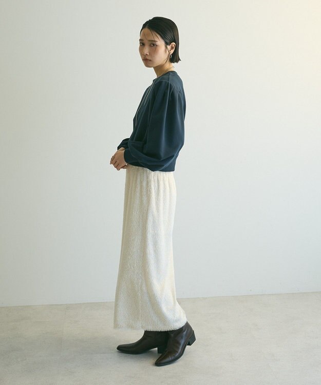 Green Parks ａ．タックスリーブスウェット Navy