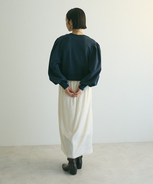 Green Parks ａ．タックスリーブスウェット Navy