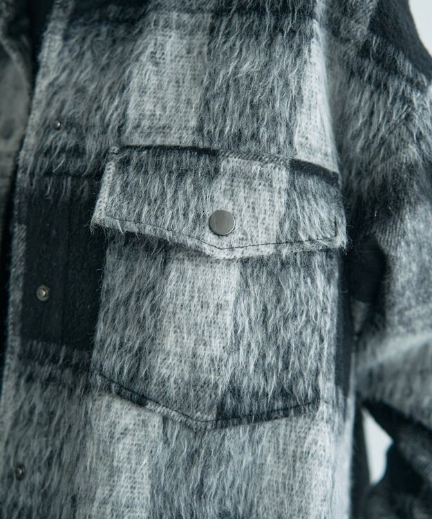 YECCA VECCA スライバーCPOジャケット Black