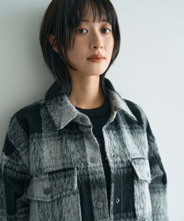 YECCA VECCA スライバーCPOジャケット Black