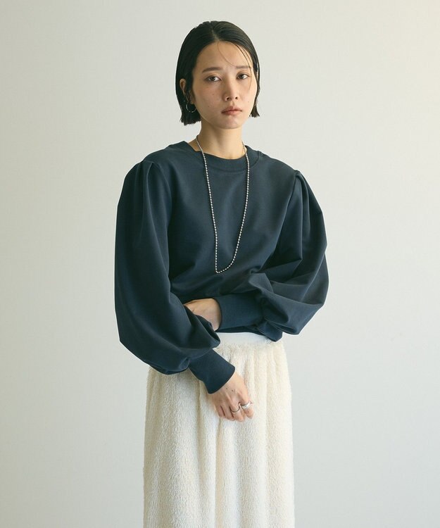 Green Parks ａ．タックスリーブスウェット Navy