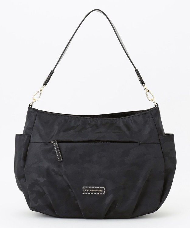 LA BAGAGERIE シャドージャカード 2WAYショルダーバッグ ブラック