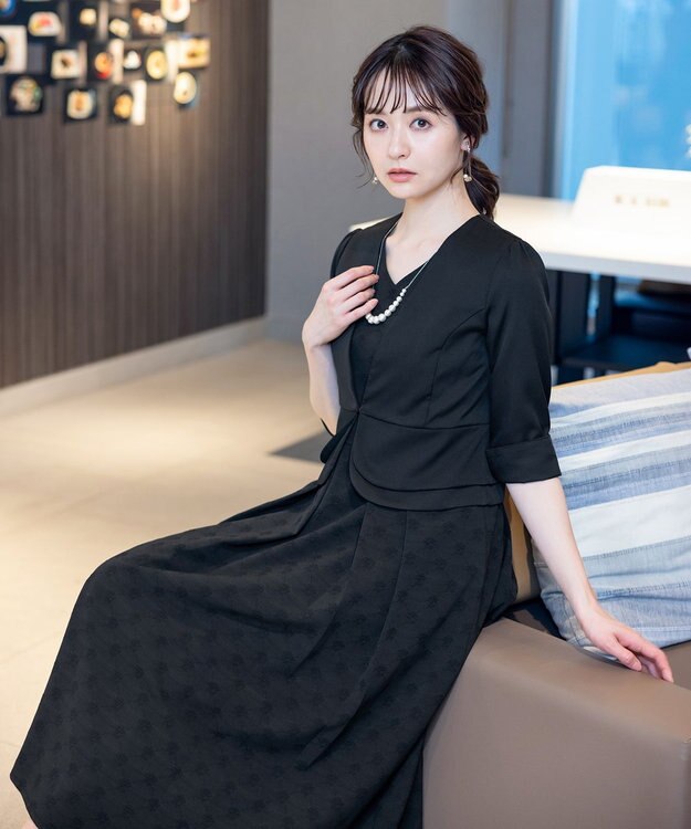 Tiaclasse 【新色追加・洗える】バックリボンジャレロ ブラック