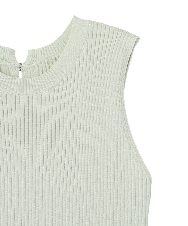 earth music&ecology 前後2WAYスリット釦タンクトップ Mint