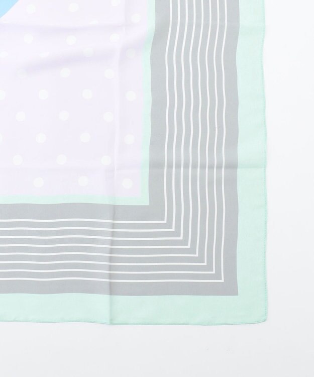 ANY SIS アソート スカーフ ライトブルードット