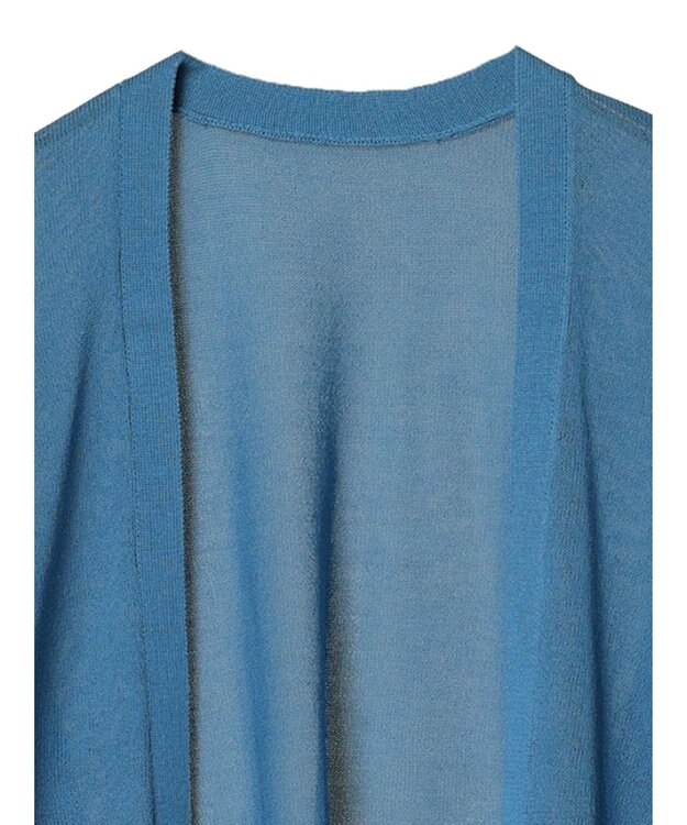 CRAFT STANDARD BOUTIQUE シアーニットトッパーカーディガン Blue