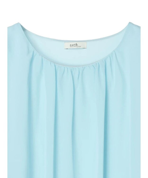 earth music&ecology シアードッキングドルマンブラウス Sax