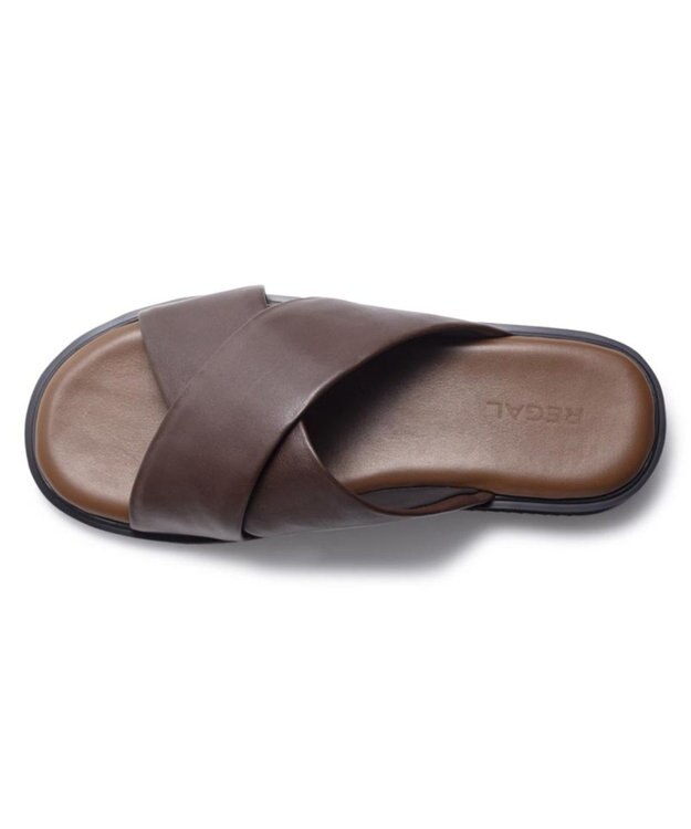 REGAL FOOT COMMUNITY 【リーガルカジュアル】63KL レザーサンダル ダークブラウン